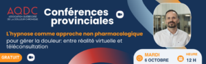 L'hypnose comme approche non pharmacologique